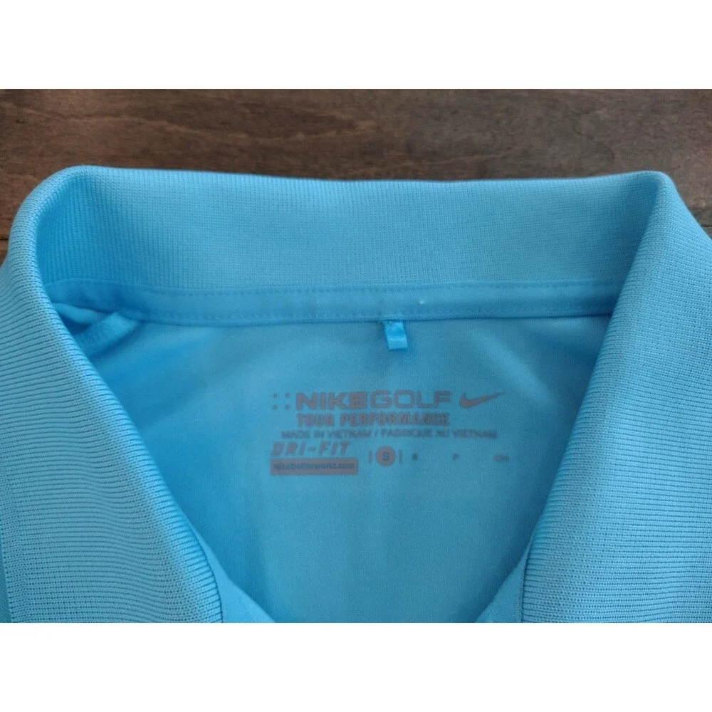 NIKE GOLF Women's Tour Performance sky blue Polo Collared sleeveless top S